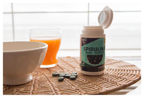 Nahrungsergänzungsmittel Aptonia Spirulina 65 g Kapseln