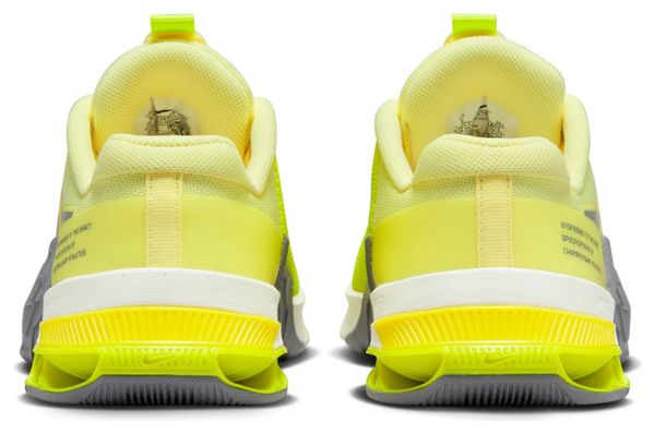 Nike Metcon 8 Yellow Grey Women's Cross Training Shoe