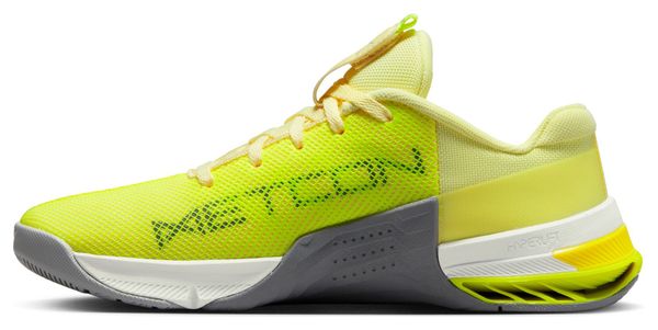 Nike Metcon 8 Yellow Grey Women's Cross Training Shoe
