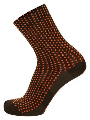 Santini Sfera Orange/Brown Unisex Socks