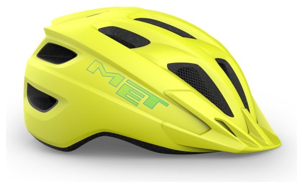 Casco de ciclismo Met Crackerjack Amarillo/Blanco