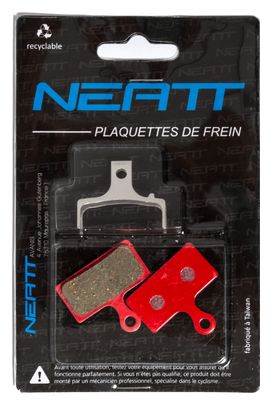 Paire de Plaquettes Neatt pour Shimano XTR / XT / SLX