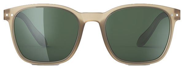 Izipizi Journey Beige Unisex Glasses - Green Lenses - Polarized
