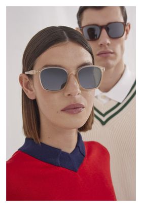 Izipizi Journey Beige Occhiali Unisex - Lenti Verdi - Polarizzati