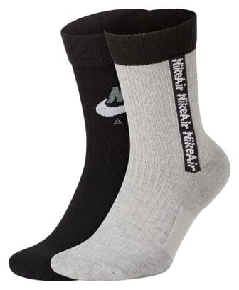 Paire de chaussettes Nike Air SNKR Blanc Noir