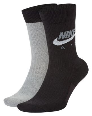 Paar Nike Air SNKR Sokken Wit Zwart