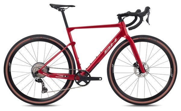 Bicicleta de gravilla BH Gravel X Carbon 3.0 Shimano GRX 12V 700 mm Roja 2024