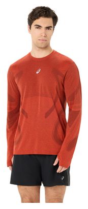 Men's Asics Road Seamless Red Running T-Shirt
