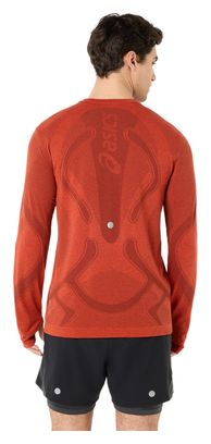 Men's Asics Road Seamless Red Running T-Shirt