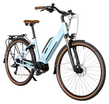 Vélo d'Exposition - Vélo de Ville Électrique Sunn Urb Start Microshift 8V 400 Wh 700 mm Bleu Mat 2023