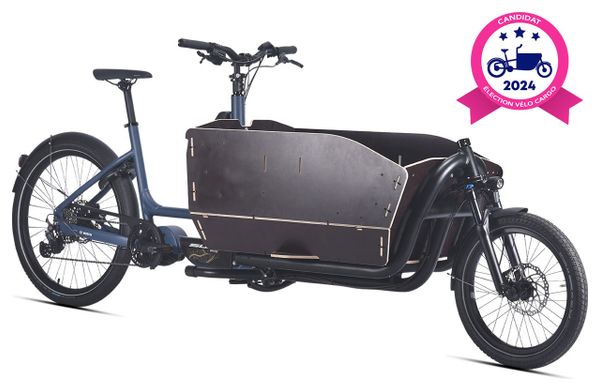 Sunn x Douze Elektrische Bakfiets Shimano Deore 10S 725Wh 20/26'' Blauw