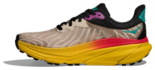 Chaussures Trail Hoka Challenger 7 Beige/Multicolore Femme