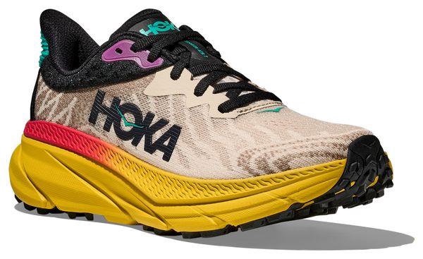 Chaussures Trail Hoka Challenger 7 Beige/Multicolore Femme