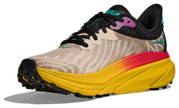 Chaussures Trail Hoka Challenger 7 Beige/Multicolore Femme