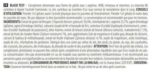 Black Test (90 Caps) - Biotech Usa - Boosters De Testo
