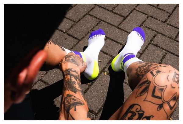 Incylence Running Calzini da giorno bianco/viola