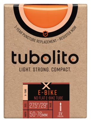 Tubolito X-Tubo E-Bike verstärkter Schlauch 27,5''/29'' Presta 42 mm