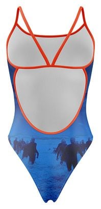 Otso Swim Bike Run 1 Piece Swimsuit Blue