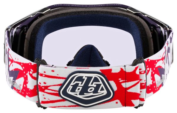 Masque Oakley Airbrake MX Troy Lee Design White Blue Stars / Prizm Mx Low Light / Ref: OO7046-E9