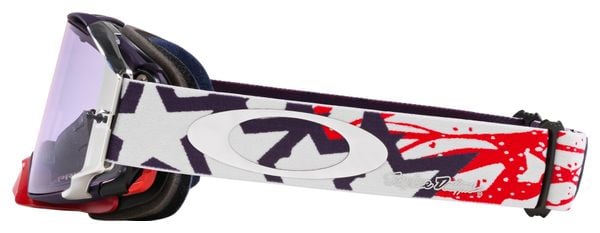 Oakley Airbrake MX Troy Lee Design White Blue Stars Goggle / Prizm Mx Low Light / Ref: OO7046-E9