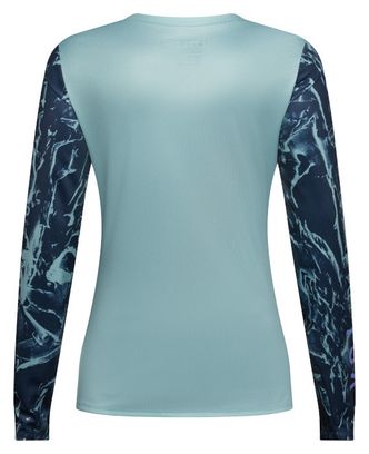 Maglia a maniche lunghe Fox Ranger Image Print blu da donna