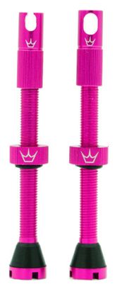 Peaty's CNC Tubeless Valves 80mm Pink