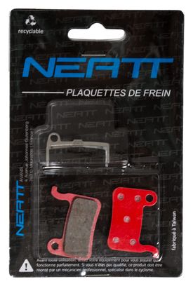 Paire de Plaquettes Neatt pour Shimano XTR / XT / SLX / Deore LX / Saint