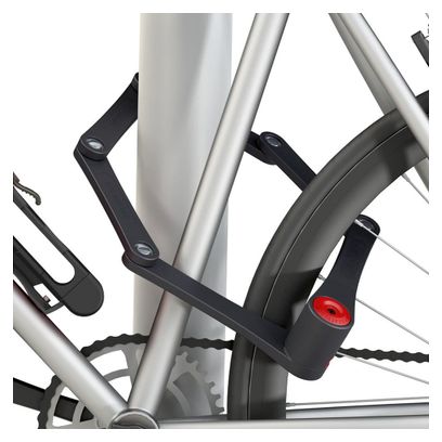 Seatylock Foldylock 90 Opvouwbaar slot 90cm Zwart + beugel