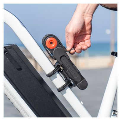 Seatylock Foldylock 90 Opvouwbaar slot 90cm Zwart + beugel