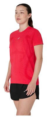Asics Road Seamless Red Women's Running T-Shirt