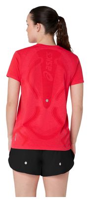 Asics Road Seamless Red Women's Running T-Shirt