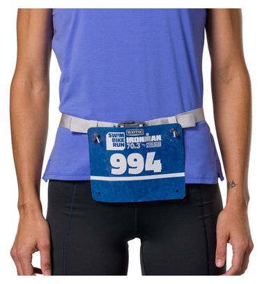 Ceinture Nathan Marathon 3.0 Gris clair/Bleu