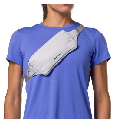 Ceinture Nathan Marathon 3.0 Gris clair/Bleu