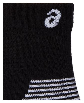 2 paar Asics Cushion Run Quarter Socks White/Black