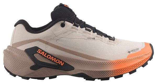 Salomon Genesis 2 GTX Women's Trail Running Shoes - Beige/Orange