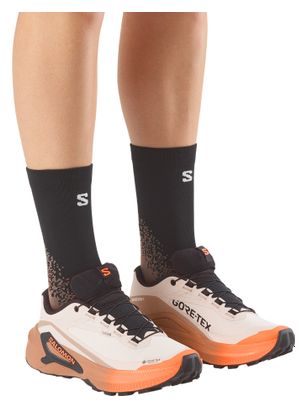 Salomon Genesis 2 GTX Women's Trail Running Shoes - Beige/Orange