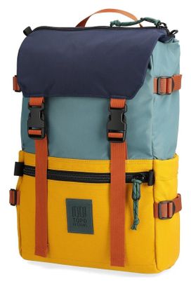 Rucksack Topo Designs Rover Pack Classic 20L Blau/Gelb