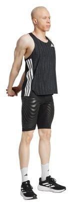 adidas Adizero Tank Top Zwart Heren