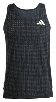 adidas Adizero Tank Top Zwart Heren