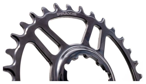 Kettenblatt Praxis Stahl MTN Direct Mount 1X Offset 3 mm Schwarz