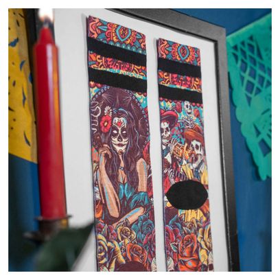 Día de los Muertos - Chaussettes Graphiques Techniques Coolmax - Cyclisme, Running et Sport