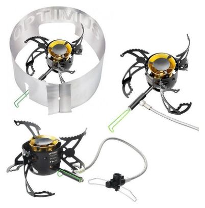 Réchaud multi-combustibles et bidon Fuel Optimus Polaris Optifuel
