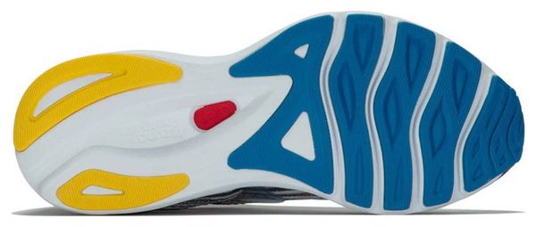 Chaussures de Running Mizuno Wave Sky 6 Blanc Jaune Bleu