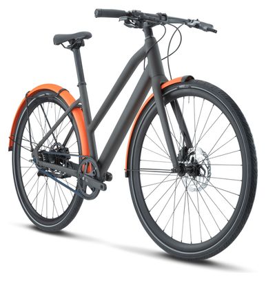 BMC 257 AL Three ST Bicicleta urbana Shimano Nexus 8S Cinturón 700 mm Gris antracita 2023