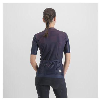 Sportful Rocket Damen Kurzarm Trikot Blau/Violett