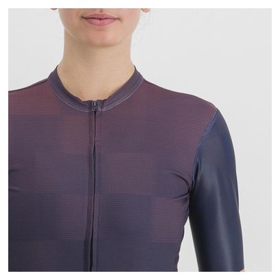 Sportful Rocket Damen Kurzarm Trikot Blau/Violett