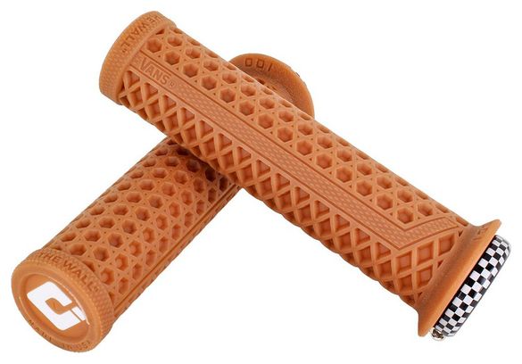 Pair of Odi Vans V2.1 Grips 135 mm Brown