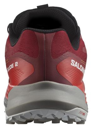 Produit Reconditionné - Chaussures de Trail Salomon Ultra Glide 2 GTX Rouge Gris Homme