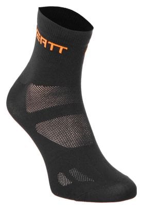 Neatt 7.5cm Socken Schwarz / Orange