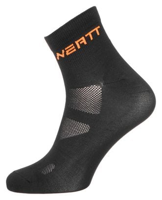 Neatt 7.5cm Calcetines Negro / Naranja